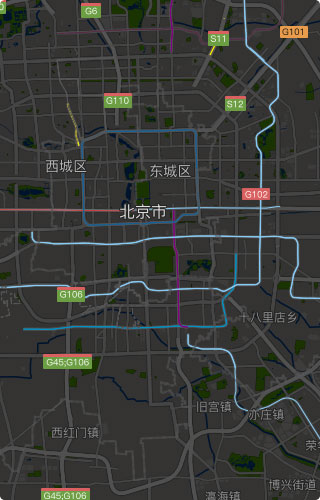 深色個(gè)性化地圖