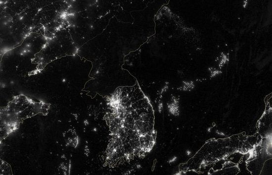朝鮮媒體回擊夜晚衛(wèi)星圖：繁華的燈光并不能反映社會的本質