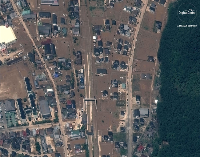 DigitalGlobe發布日本洪災地區高分辨率衛星圖像，以助力災害救援工作
