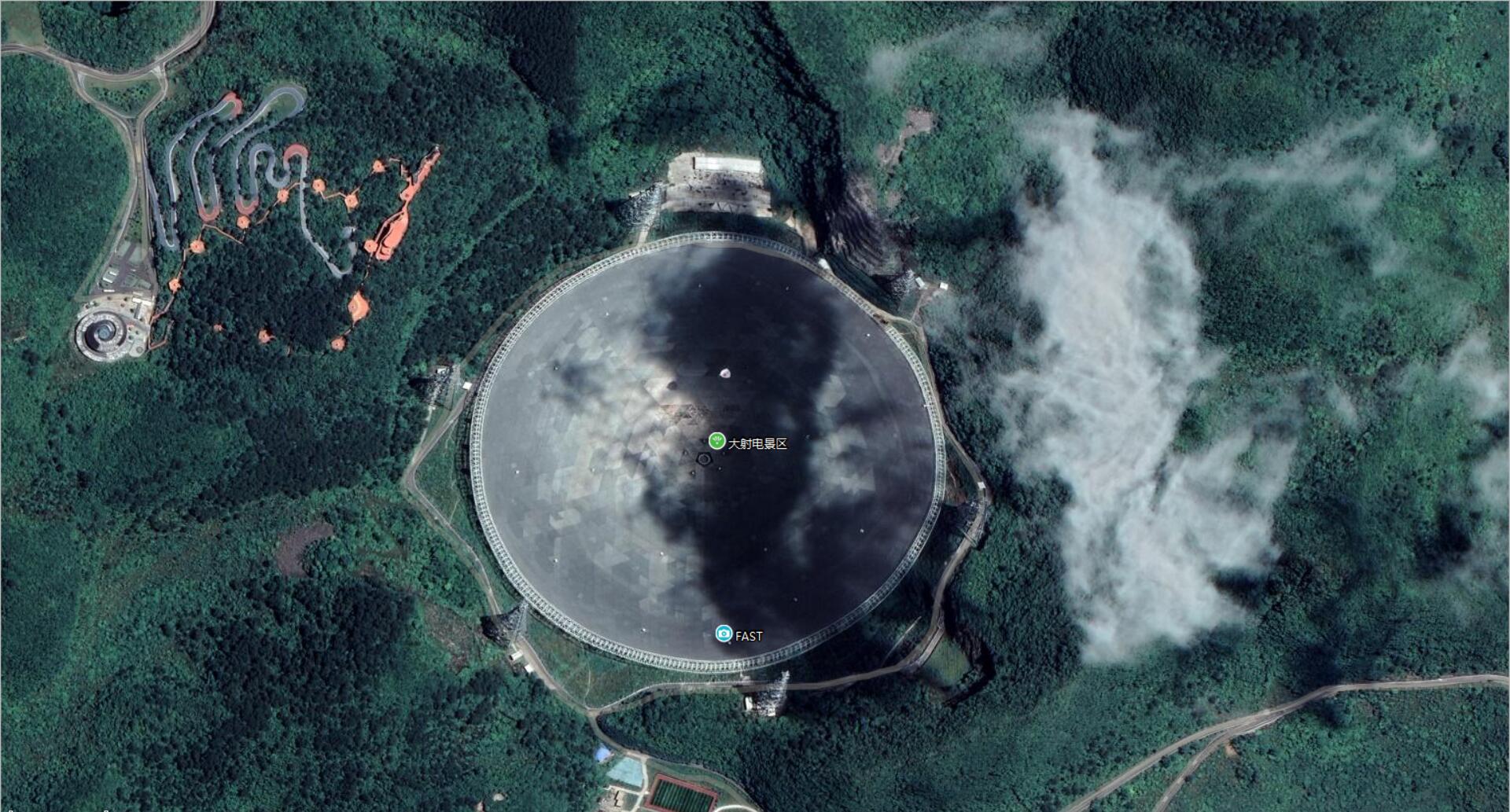 從衛(wèi)星地圖一覽，建設(shè)中國天眼的貴州平塘到底是怎樣的地方？